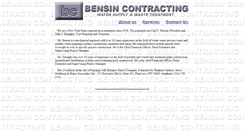 Desktop Screenshot of bensincontracting.com