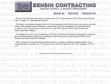 Tablet Screenshot of bensincontracting.com
